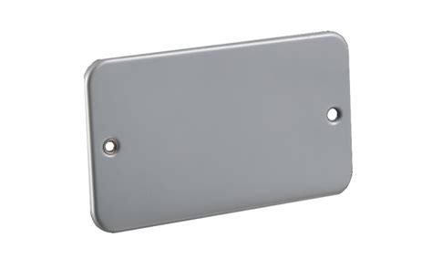 2g plastic box metal blank plate 1 2 ko|1/2'' KO Wall Plate Covers 7/8'' Opening .